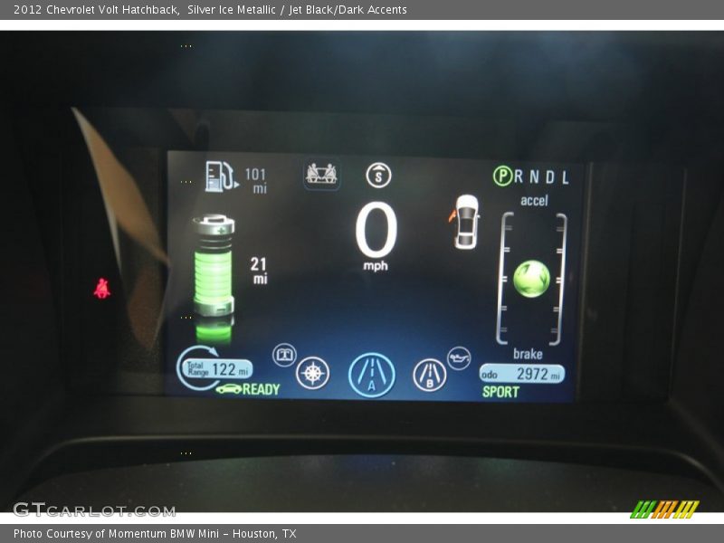 Silver Ice Metallic / Jet Black/Dark Accents 2012 Chevrolet Volt Hatchback
