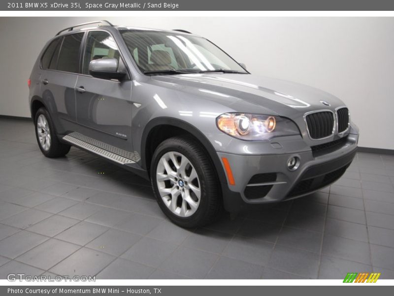 Space Gray Metallic / Sand Beige 2011 BMW X5 xDrive 35i