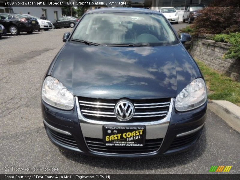 Blue Graphite Metallic / Anthracite 2009 Volkswagen Jetta TDI Sedan