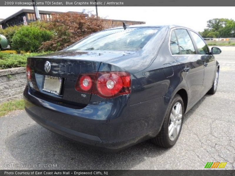 Blue Graphite Metallic / Anthracite 2009 Volkswagen Jetta TDI Sedan