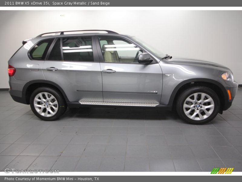 Space Gray Metallic / Sand Beige 2011 BMW X5 xDrive 35i