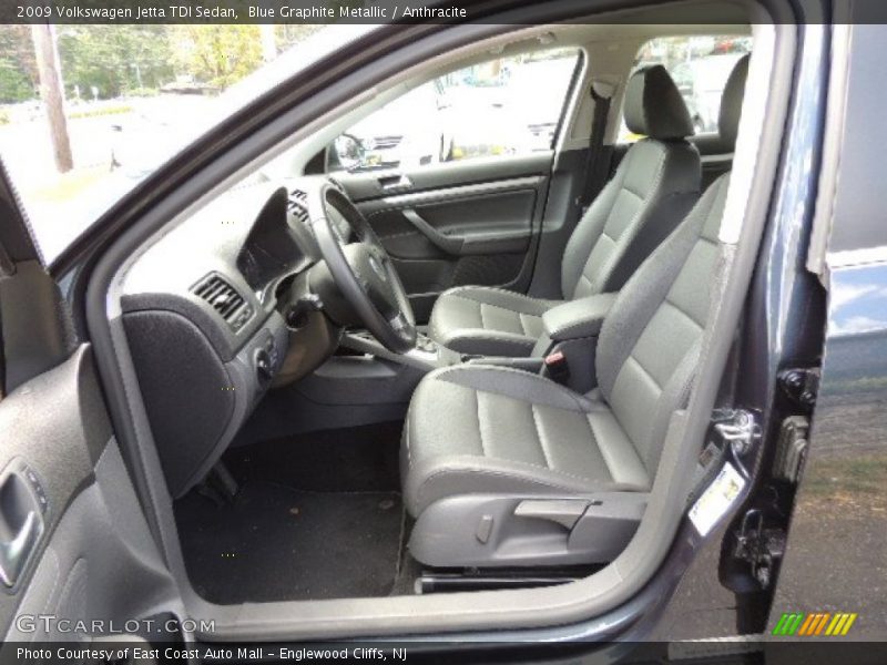 Blue Graphite Metallic / Anthracite 2009 Volkswagen Jetta TDI Sedan