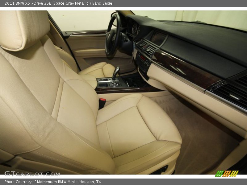 Space Gray Metallic / Sand Beige 2011 BMW X5 xDrive 35i