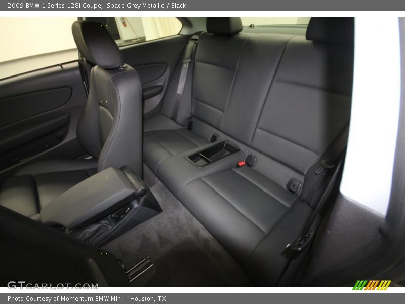 Space Grey Metallic / Black 2009 BMW 1 Series 128i Coupe