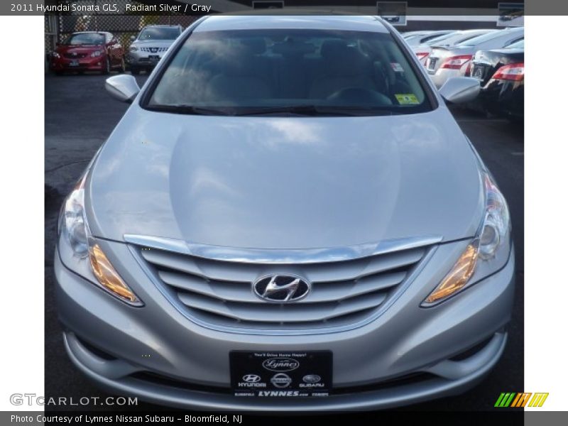Radiant Silver / Gray 2011 Hyundai Sonata GLS