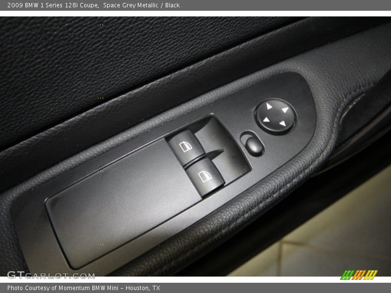 Space Grey Metallic / Black 2009 BMW 1 Series 128i Coupe