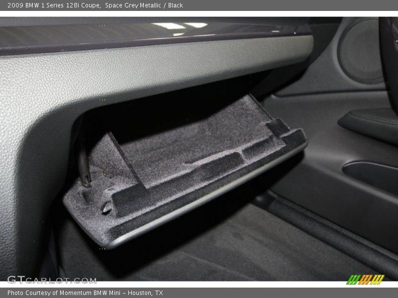 Space Grey Metallic / Black 2009 BMW 1 Series 128i Coupe
