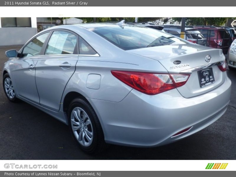 Radiant Silver / Gray 2011 Hyundai Sonata GLS