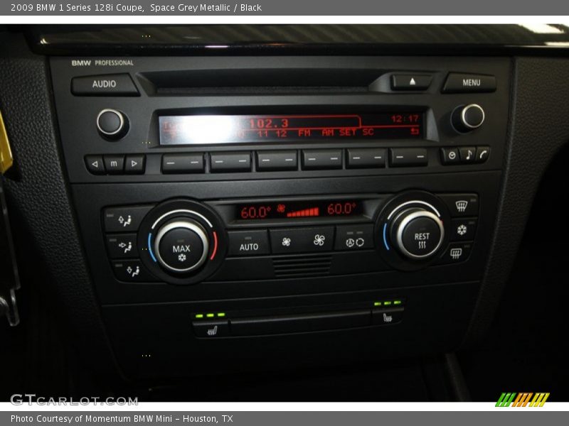Space Grey Metallic / Black 2009 BMW 1 Series 128i Coupe