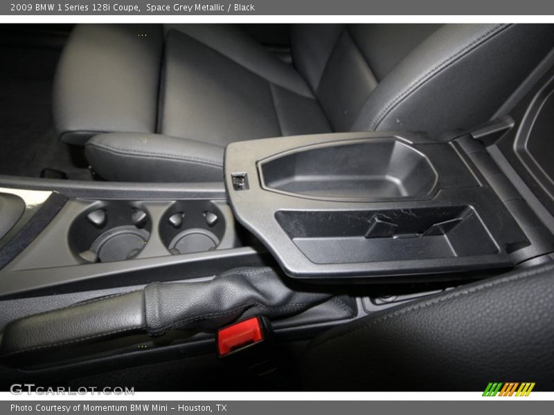 Space Grey Metallic / Black 2009 BMW 1 Series 128i Coupe