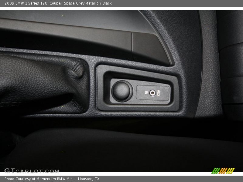 Space Grey Metallic / Black 2009 BMW 1 Series 128i Coupe
