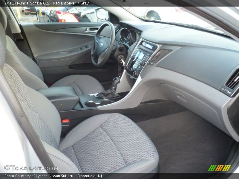Radiant Silver / Gray 2011 Hyundai Sonata GLS
