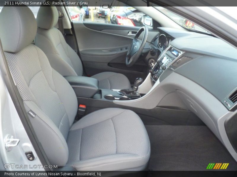 Radiant Silver / Gray 2011 Hyundai Sonata GLS