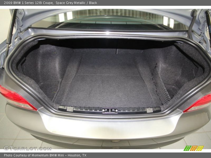 Space Grey Metallic / Black 2009 BMW 1 Series 128i Coupe
