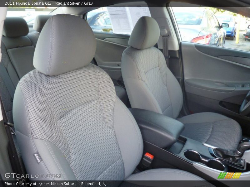 Radiant Silver / Gray 2011 Hyundai Sonata GLS