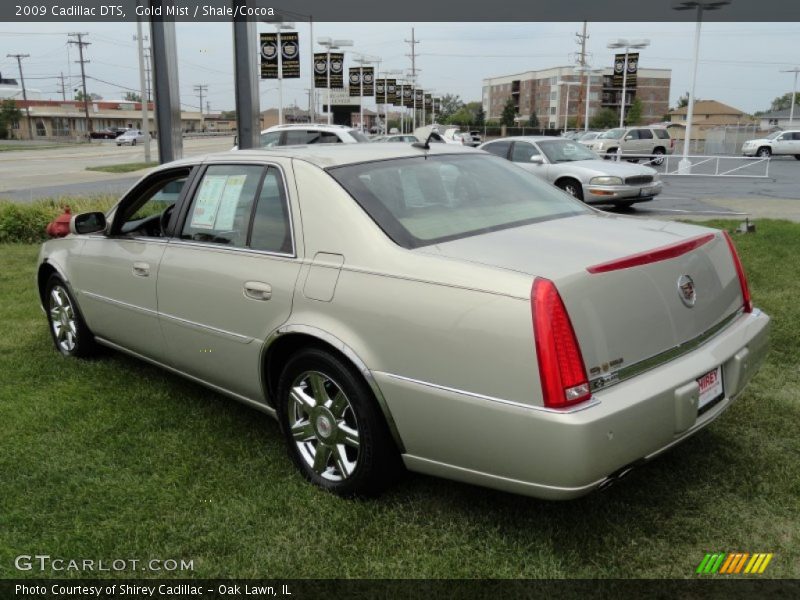 Gold Mist / Shale/Cocoa 2009 Cadillac DTS