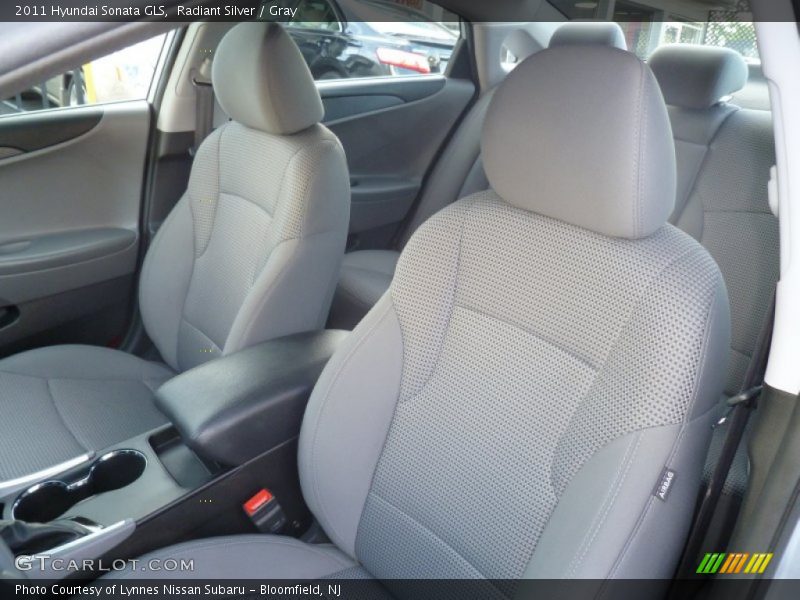 Radiant Silver / Gray 2011 Hyundai Sonata GLS
