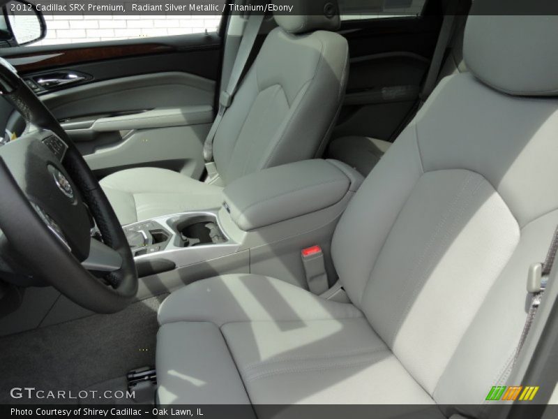 Front Seat of 2012 SRX Premium