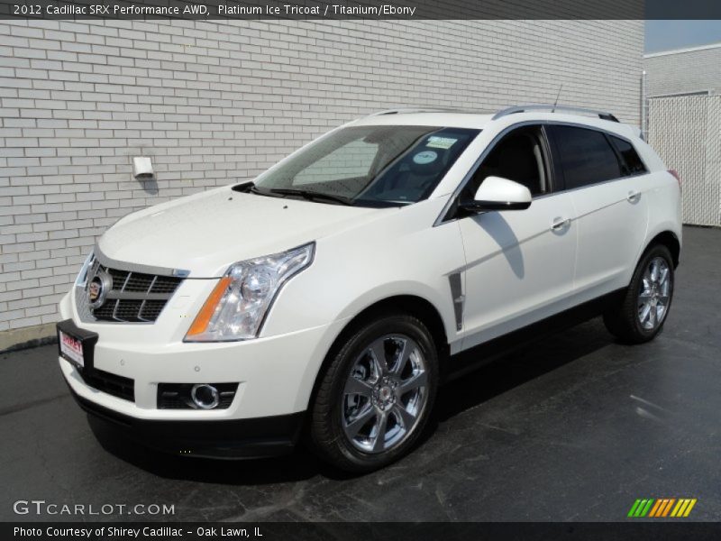 Platinum Ice Tricoat / Titanium/Ebony 2012 Cadillac SRX Performance AWD