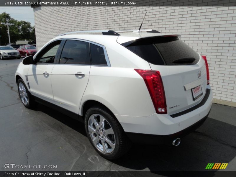 Platinum Ice Tricoat / Titanium/Ebony 2012 Cadillac SRX Performance AWD