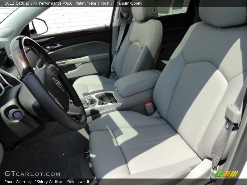 Platinum Ice Tricoat / Titanium/Ebony 2012 Cadillac SRX Performance AWD