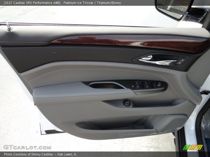 Platinum Ice Tricoat / Titanium/Ebony 2012 Cadillac SRX Performance AWD