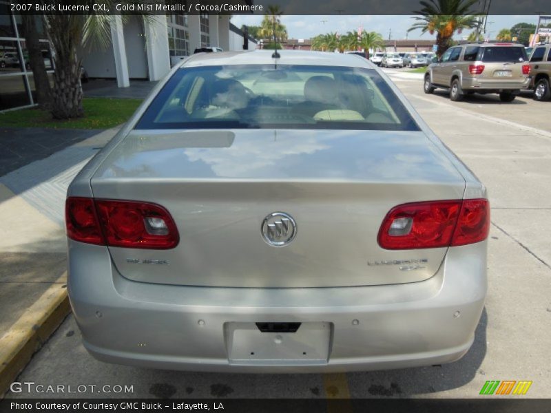 Gold Mist Metallic / Cocoa/Cashmere 2007 Buick Lucerne CXL