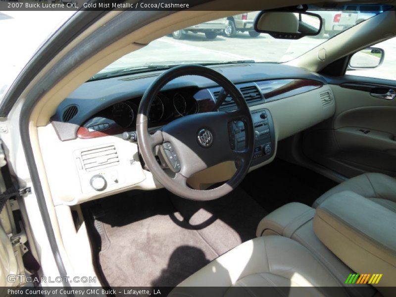 Gold Mist Metallic / Cocoa/Cashmere 2007 Buick Lucerne CXL