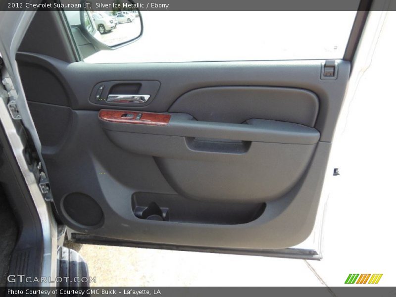 Silver Ice Metallic / Ebony 2012 Chevrolet Suburban LT
