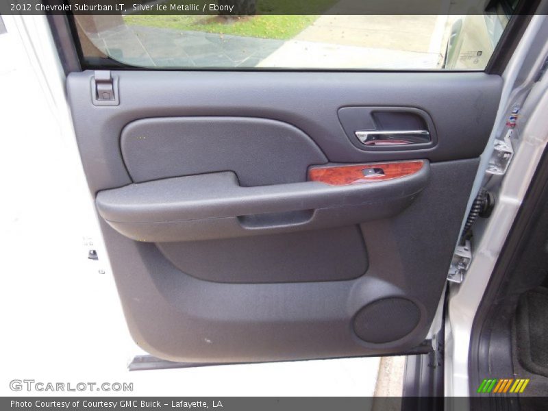 Silver Ice Metallic / Ebony 2012 Chevrolet Suburban LT
