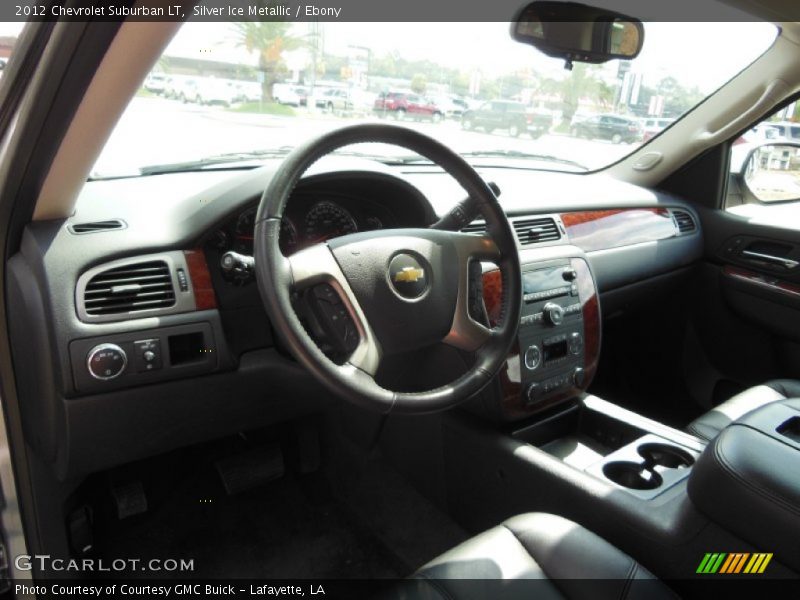 Silver Ice Metallic / Ebony 2012 Chevrolet Suburban LT