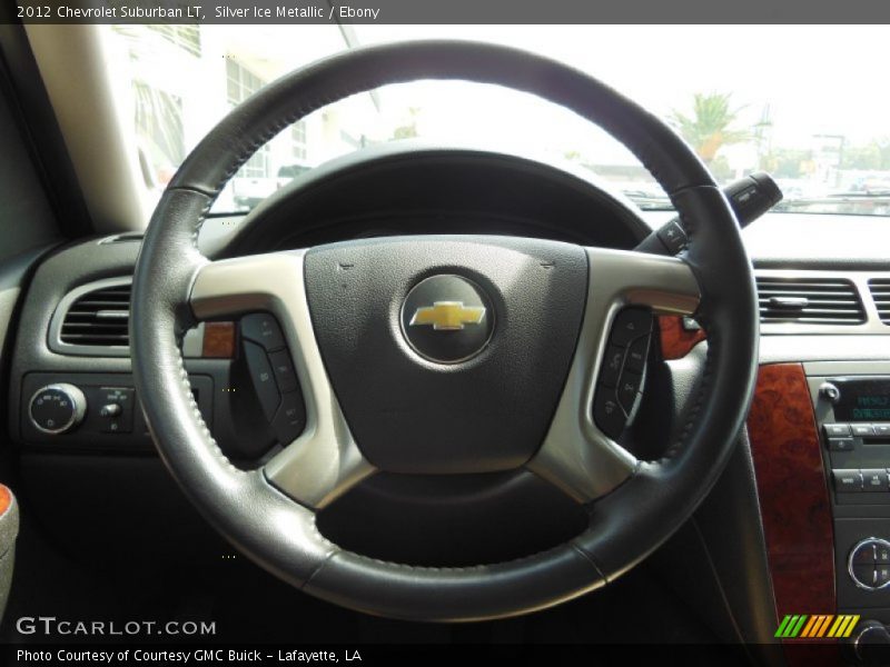Silver Ice Metallic / Ebony 2012 Chevrolet Suburban LT