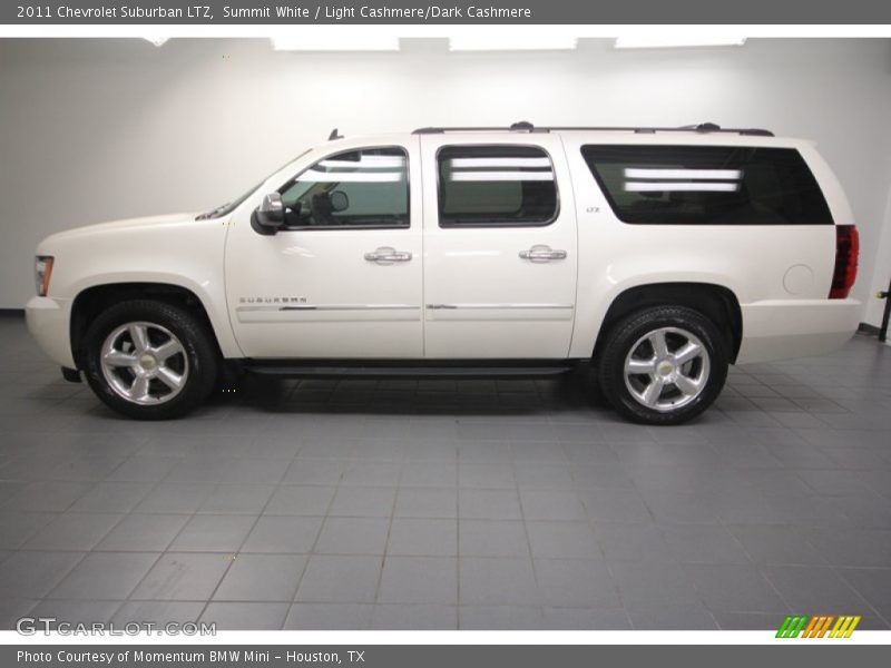 Summit White / Light Cashmere/Dark Cashmere 2011 Chevrolet Suburban LTZ