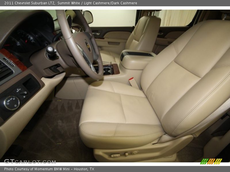 Summit White / Light Cashmere/Dark Cashmere 2011 Chevrolet Suburban LTZ