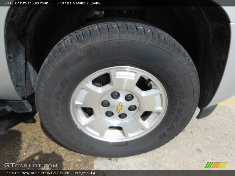 Silver Ice Metallic / Ebony 2012 Chevrolet Suburban LT