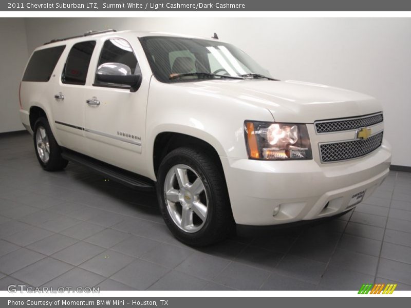 Summit White / Light Cashmere/Dark Cashmere 2011 Chevrolet Suburban LTZ