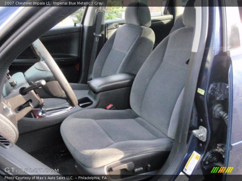 Imperial Blue Metallic / Gray 2007 Chevrolet Impala LS