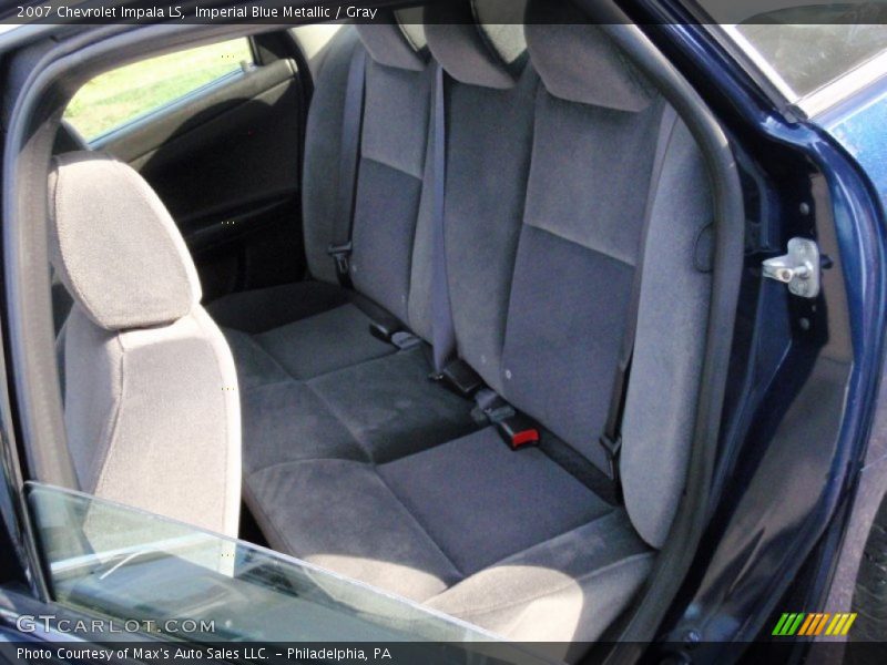 Imperial Blue Metallic / Gray 2007 Chevrolet Impala LS