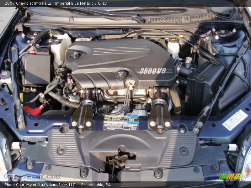 Imperial Blue Metallic / Gray 2007 Chevrolet Impala LS