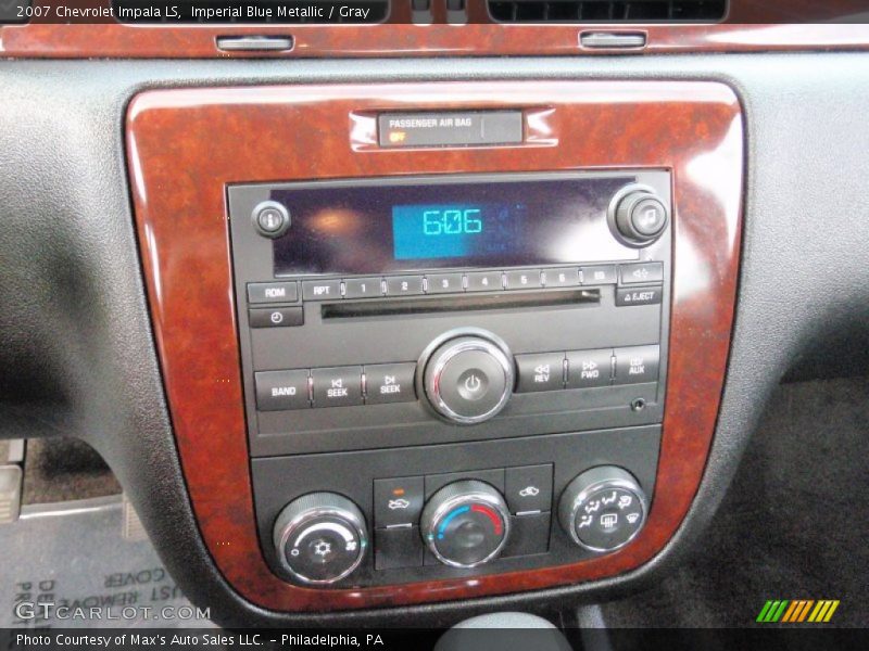 Imperial Blue Metallic / Gray 2007 Chevrolet Impala LS