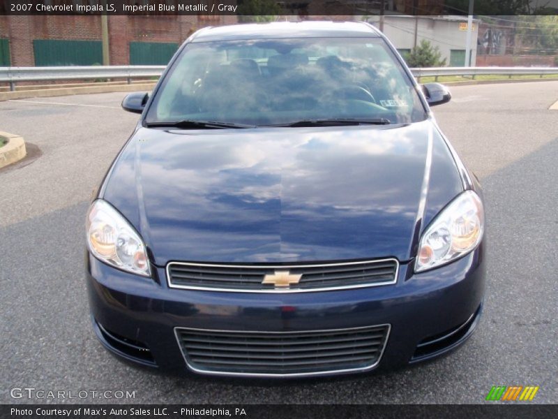 Imperial Blue Metallic / Gray 2007 Chevrolet Impala LS