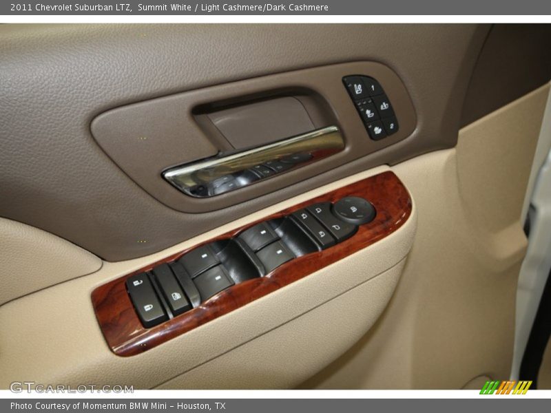 Summit White / Light Cashmere/Dark Cashmere 2011 Chevrolet Suburban LTZ