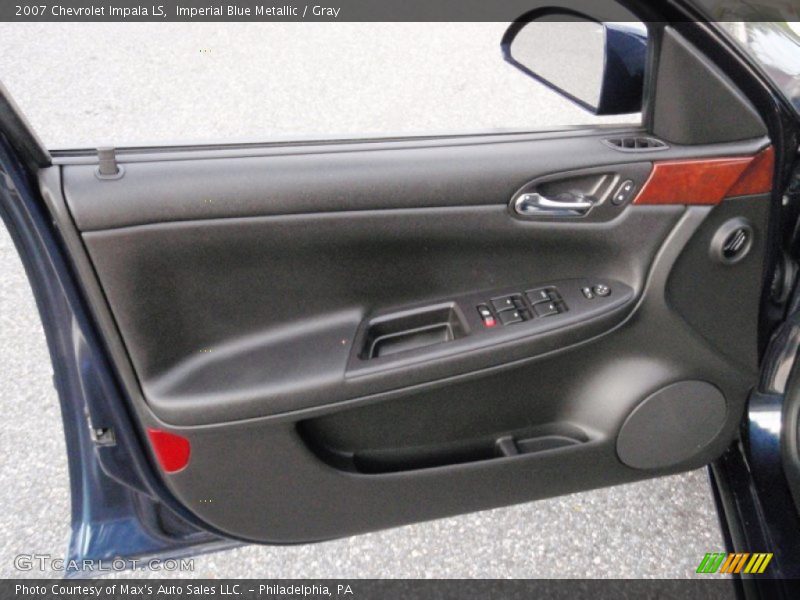 Imperial Blue Metallic / Gray 2007 Chevrolet Impala LS