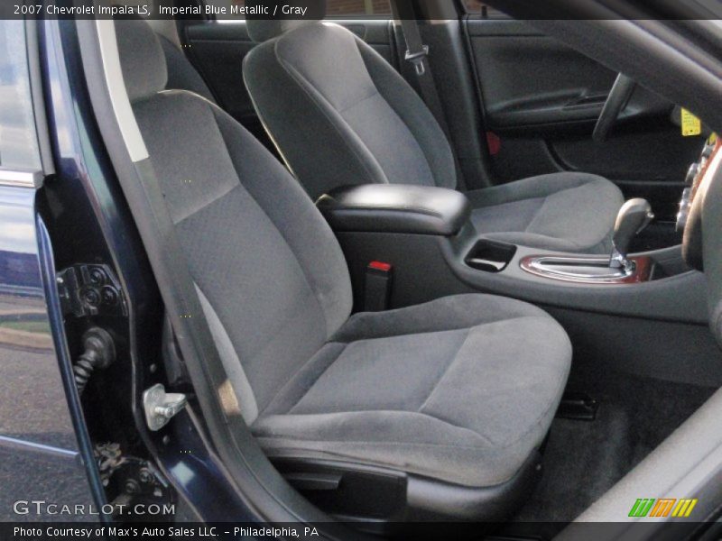 Imperial Blue Metallic / Gray 2007 Chevrolet Impala LS