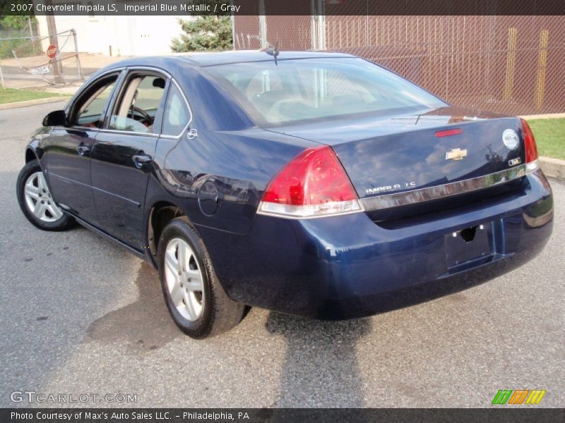 Imperial Blue Metallic / Gray 2007 Chevrolet Impala LS