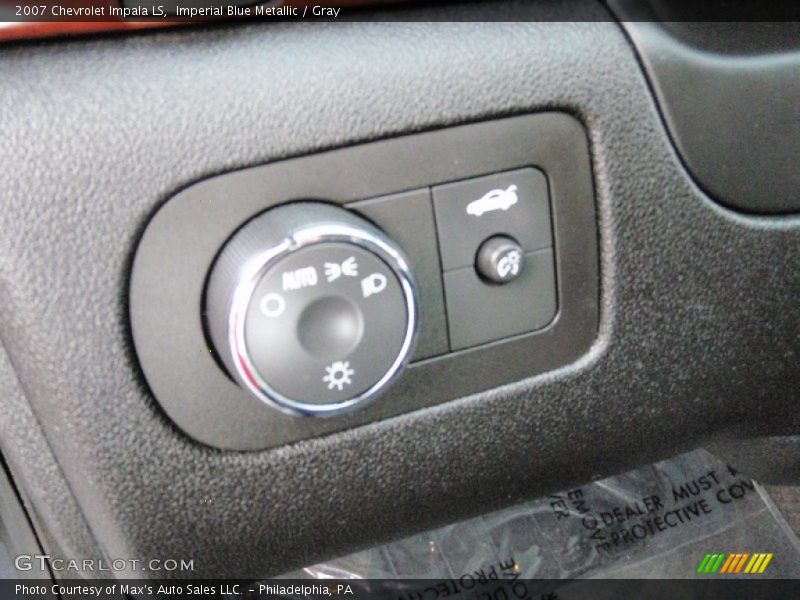 Imperial Blue Metallic / Gray 2007 Chevrolet Impala LS