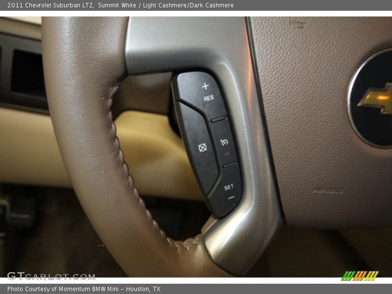 Summit White / Light Cashmere/Dark Cashmere 2011 Chevrolet Suburban LTZ