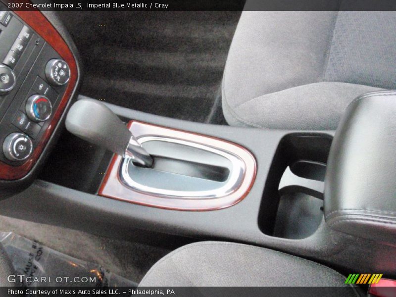Imperial Blue Metallic / Gray 2007 Chevrolet Impala LS