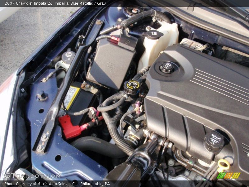 Imperial Blue Metallic / Gray 2007 Chevrolet Impala LS