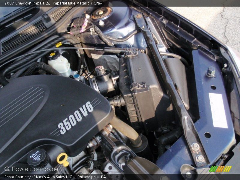 Imperial Blue Metallic / Gray 2007 Chevrolet Impala LS